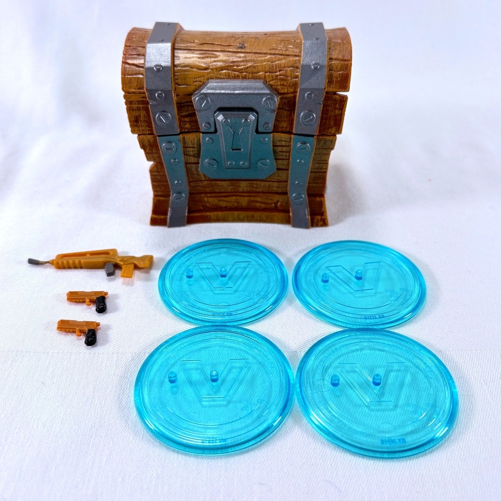Jazwares Fortnite Loot Chest Brown Action Figure Accessories 2018